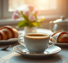 Kaffee guten Morgen Dienstag