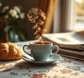 Kaffee guten Morgen Sonntag