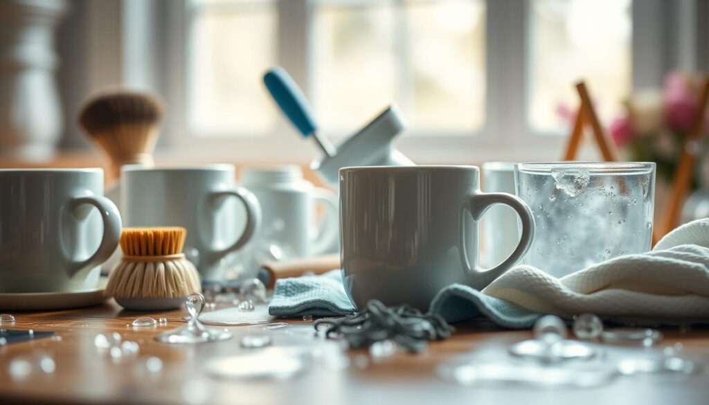 Pflege von Kaffeebechern