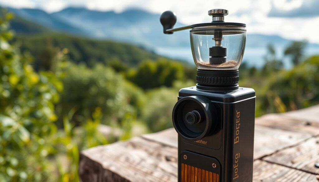Tragbare Kaffeemühle für Outdoor-Aktivitäten Tragbare Kaffeemühle für Outdoor-Aktivitäten
