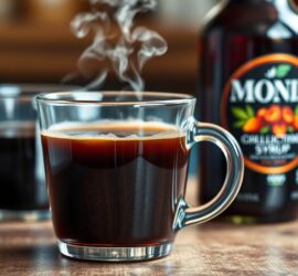 Wie viel Monin Sirup in Kaffee