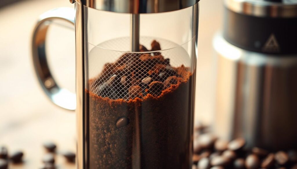 French Press Mahlgrad Kaffeezubereitung