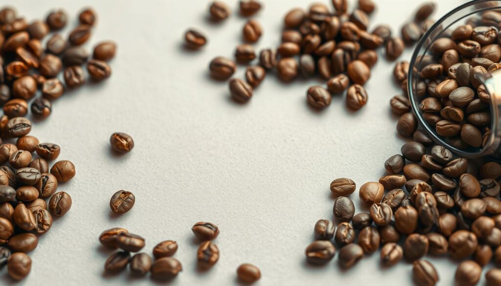 Frische Kaffeebohnen Auswahl