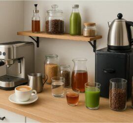 Homeoffice-Kaffee-Bar
