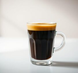 Doppelter Espresso Koffein