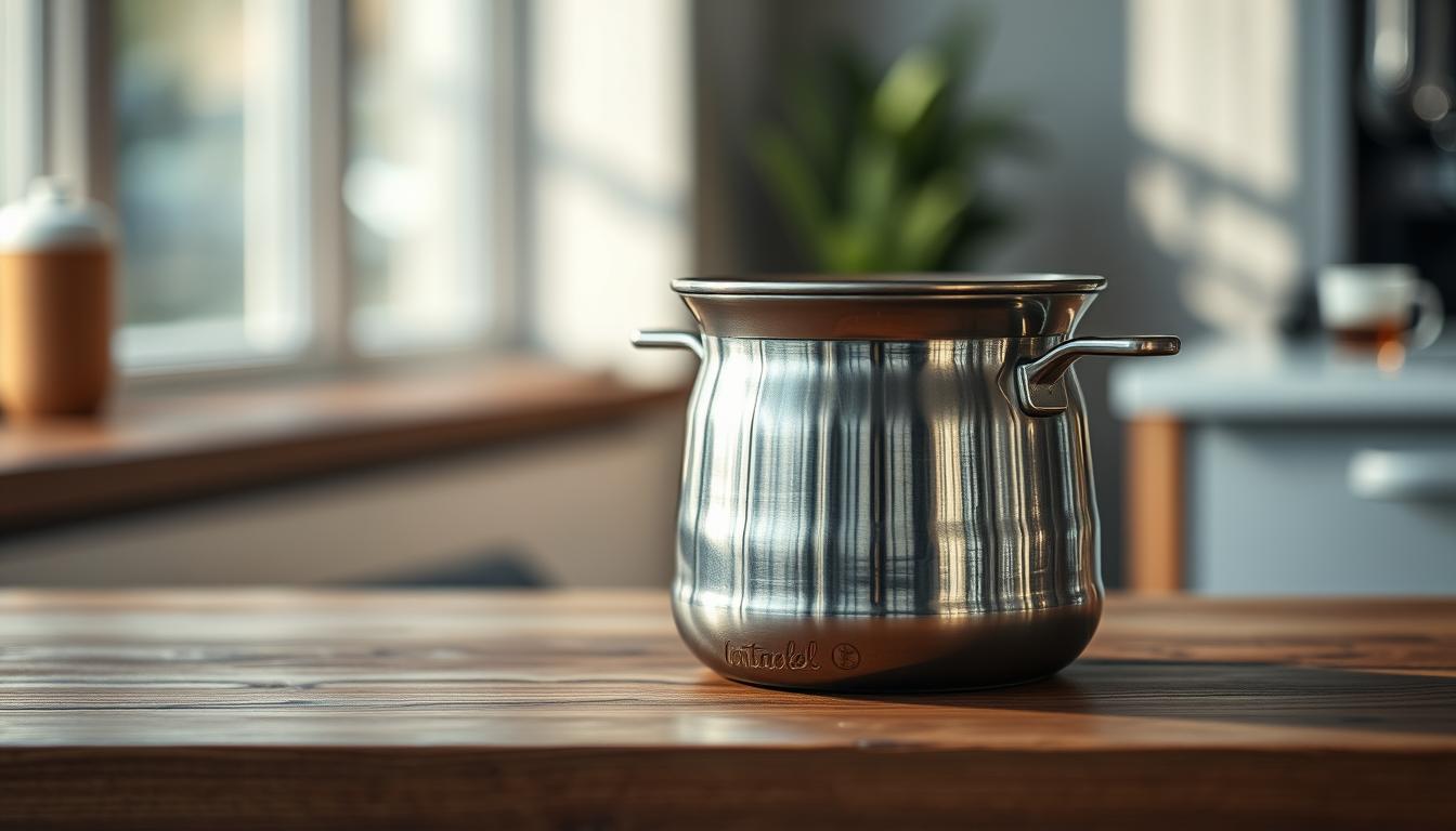 Abklopfbehälter Siebträger