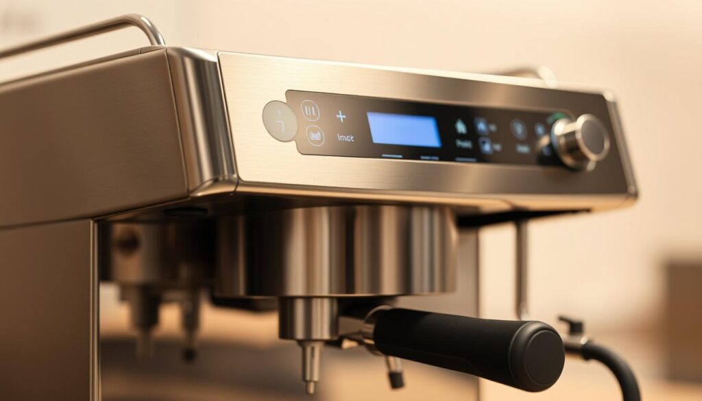Edelstahl Gehäuse Espressomaschine Design