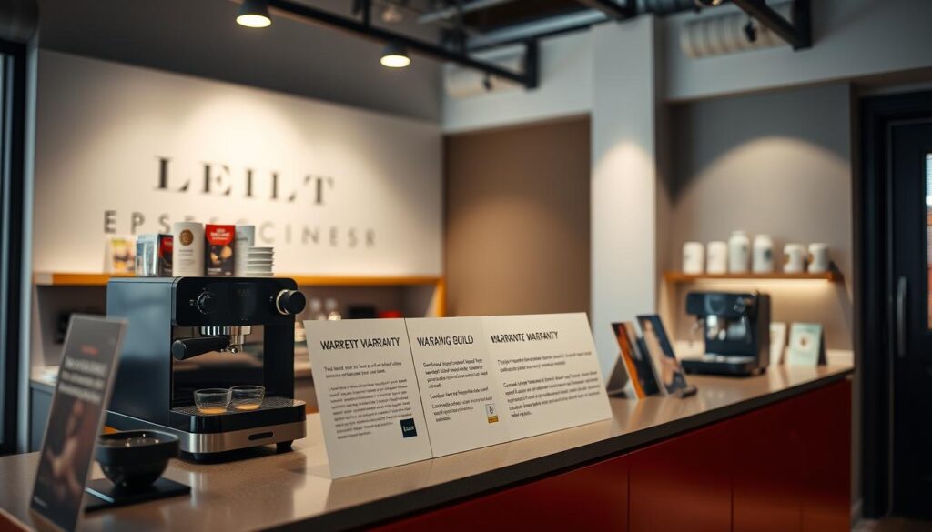 Kundenservice und Garantie Espressomaschine