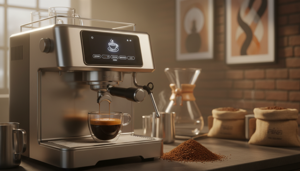 Digitale Steuerung Siebträger Espressomaschine 2026