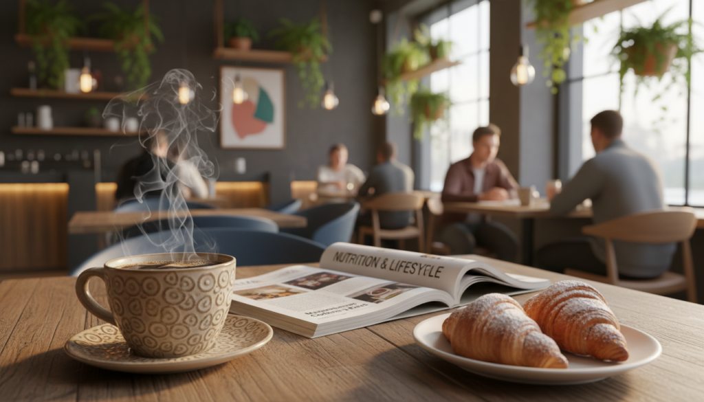 Kaffee Tassen und Lebensstil