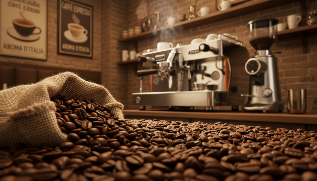 Arabica und Robusta Mischung für Espresso