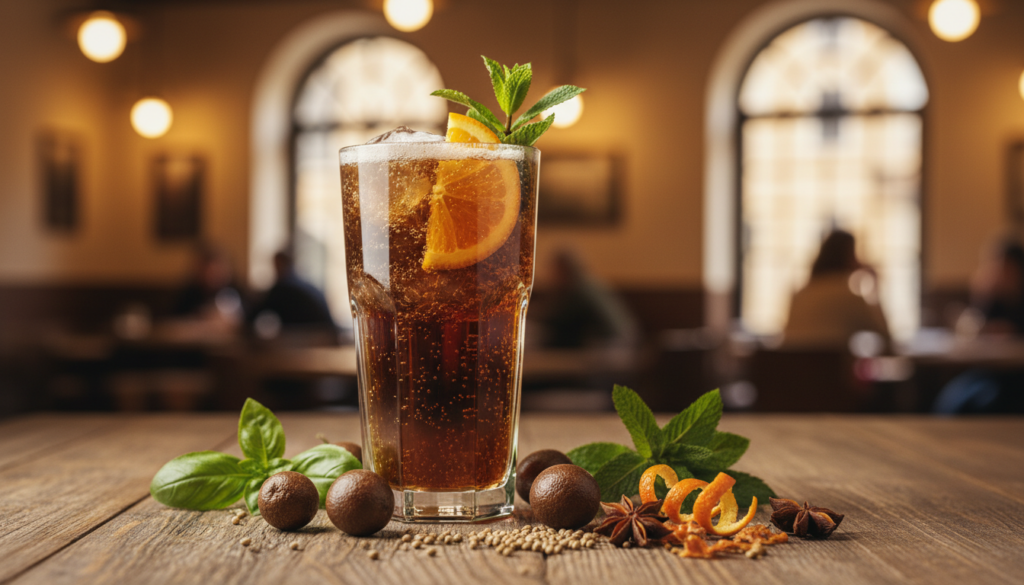 Geschmack und Zutaten von Chinotto Limonade