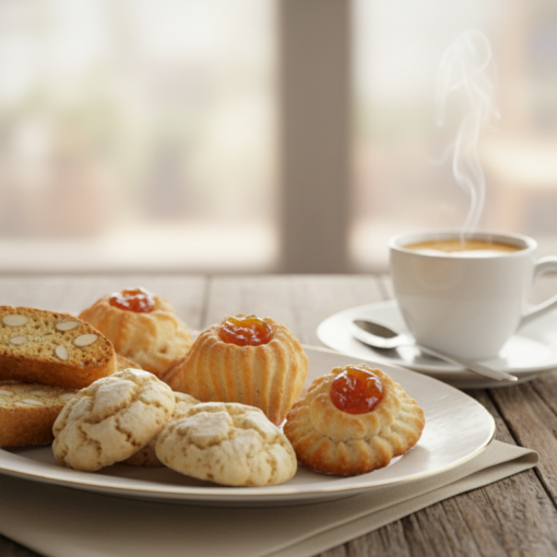 Italienisches Gebäck zum Espresso