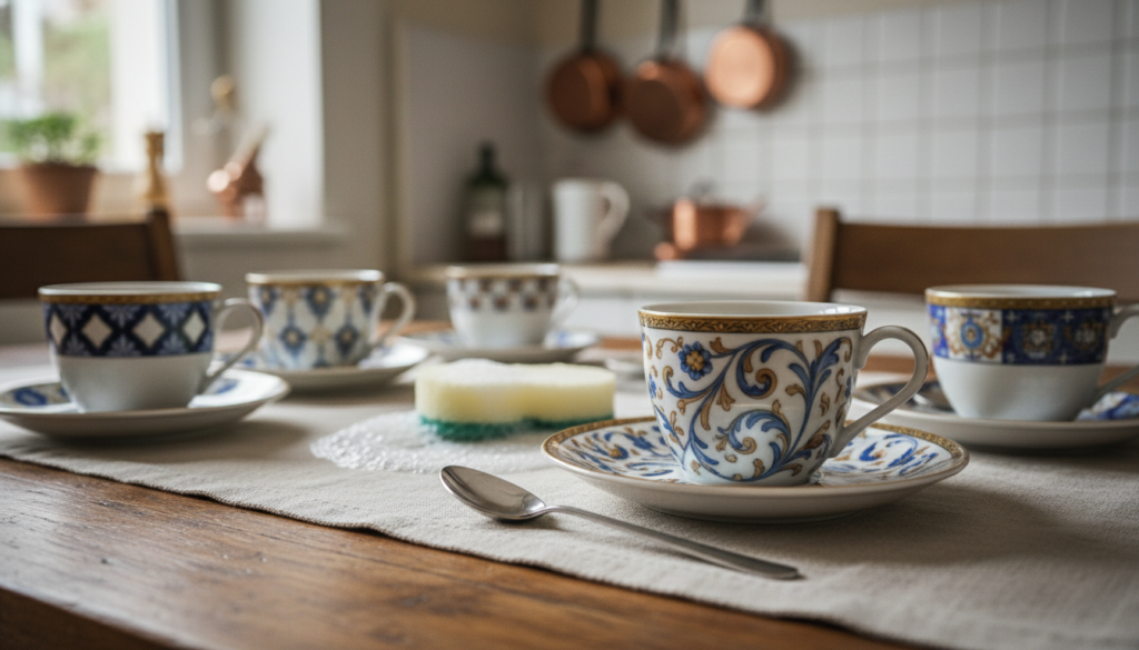Pflege und Reinigung Espressotassen