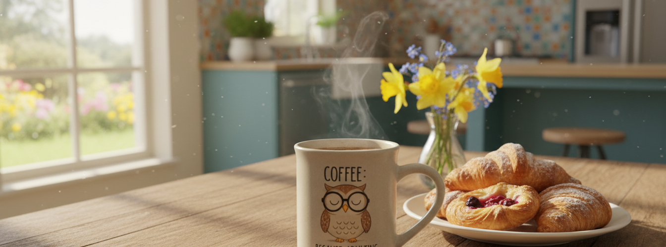 Guten Morgen Kaffee lustig Spruch