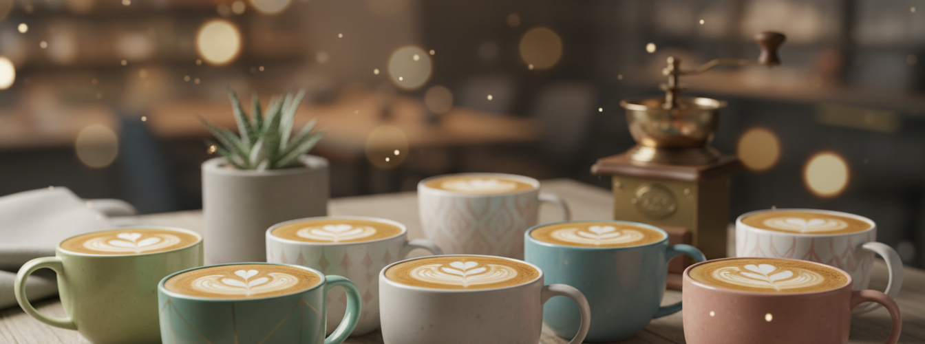 Milchkaffee Tassen