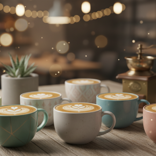 Milchkaffee Tassen
