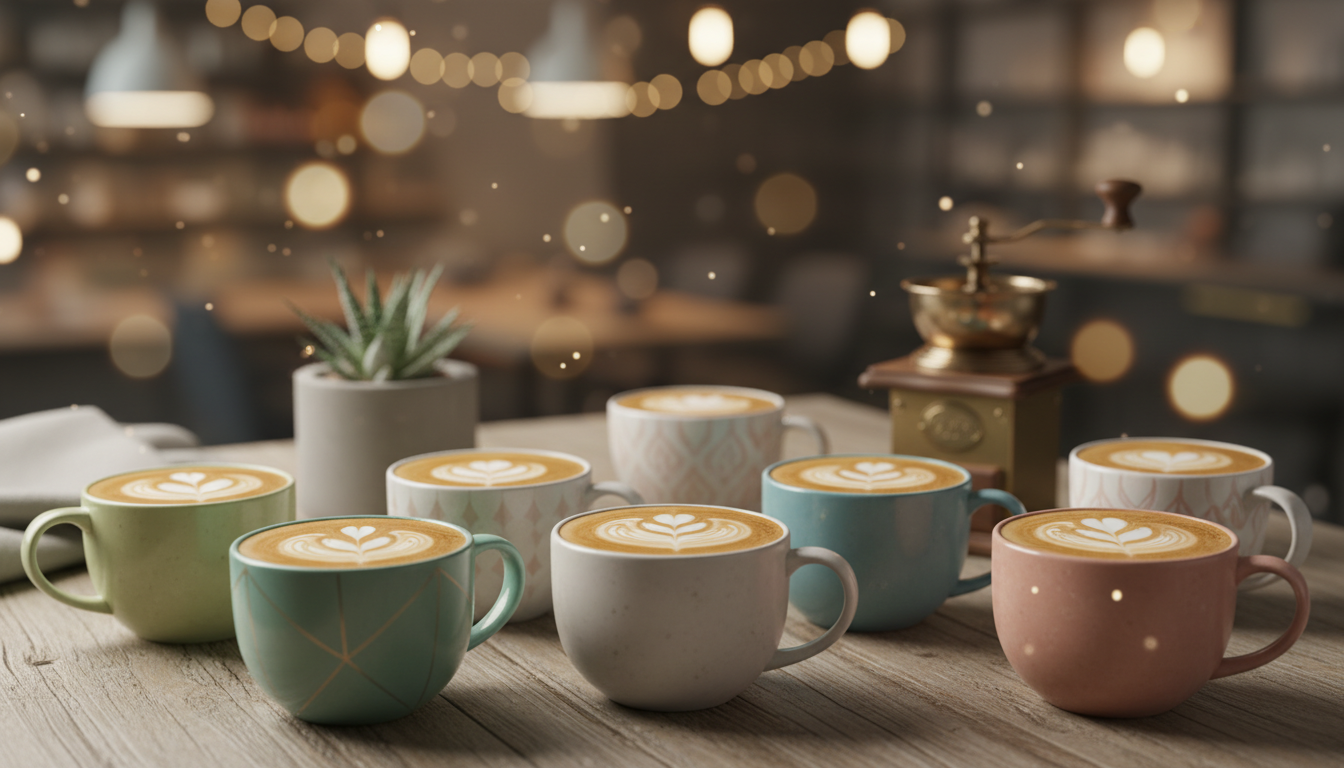 Milchkaffee Tassen