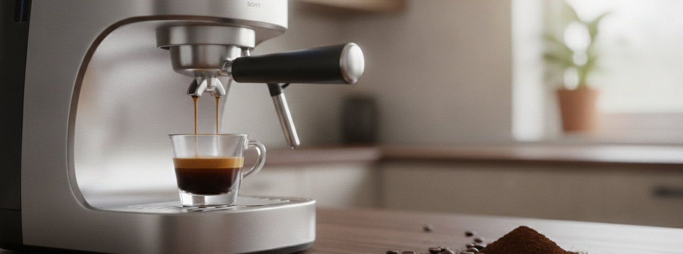 Elektrischer Espressokocher