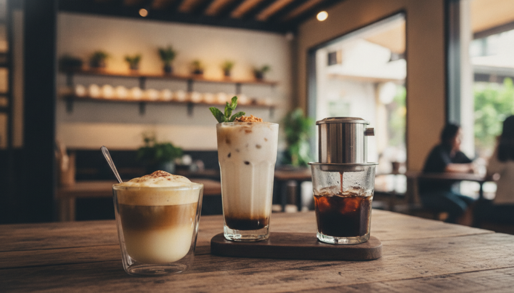 Vietnamesischer Kaffee Variationen