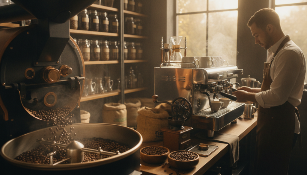 Röstung und Zubereitung von Kaffee und Espresso Röstung und Zubereitung von Kaffee und Espresso