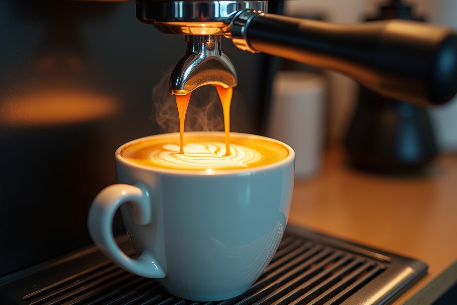 cafe crema frisch brühen-Titel