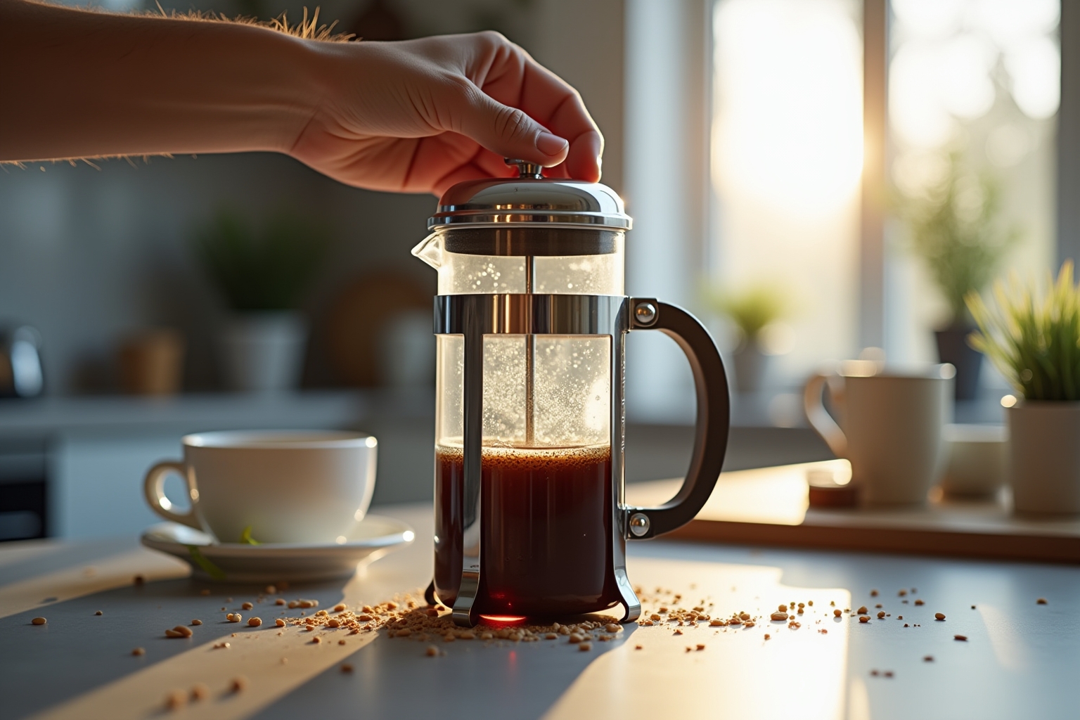 french press reinigen-Titel