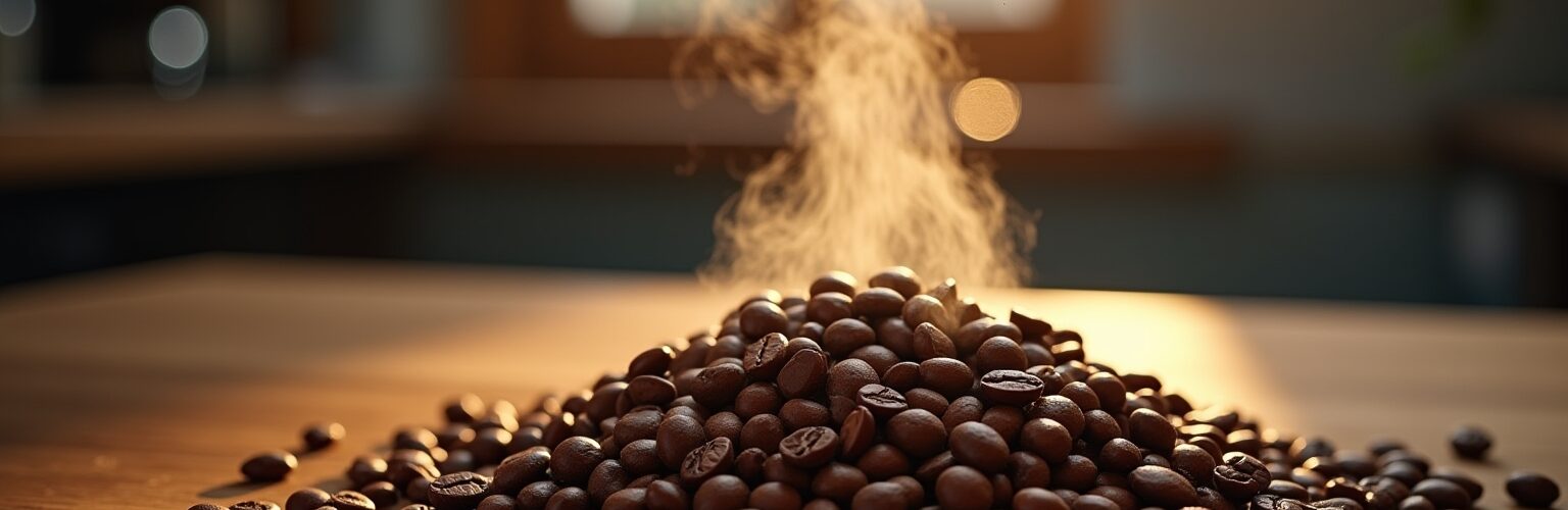 kaffeebohnen frisch geröstet-Titel
