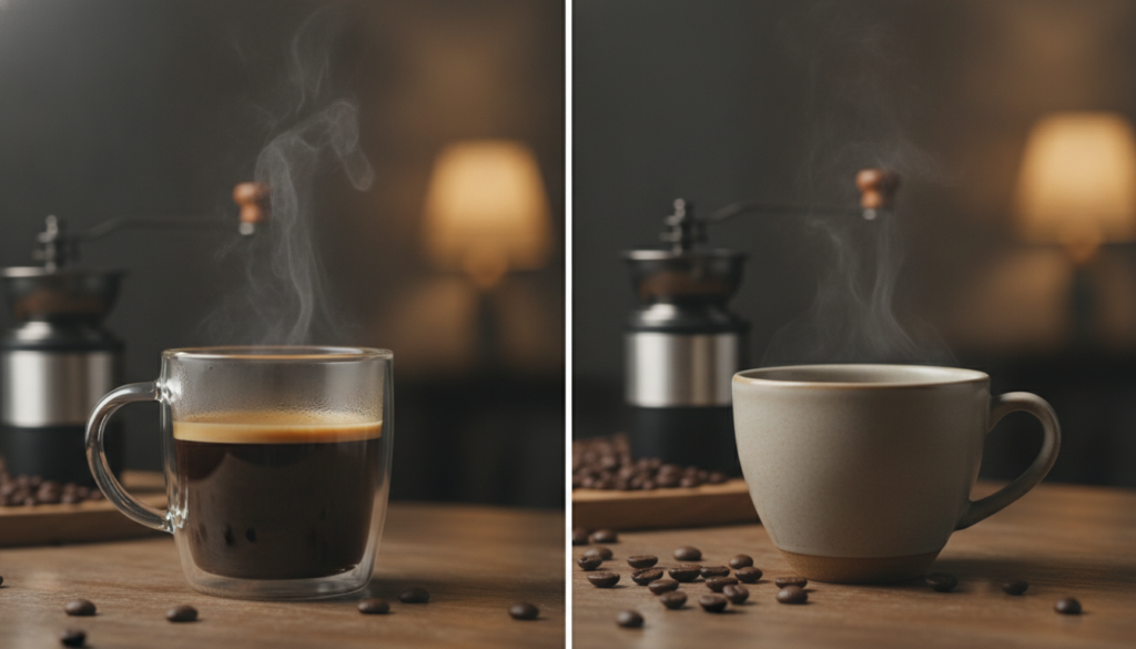 Vergleich Americano und Filterkaffee