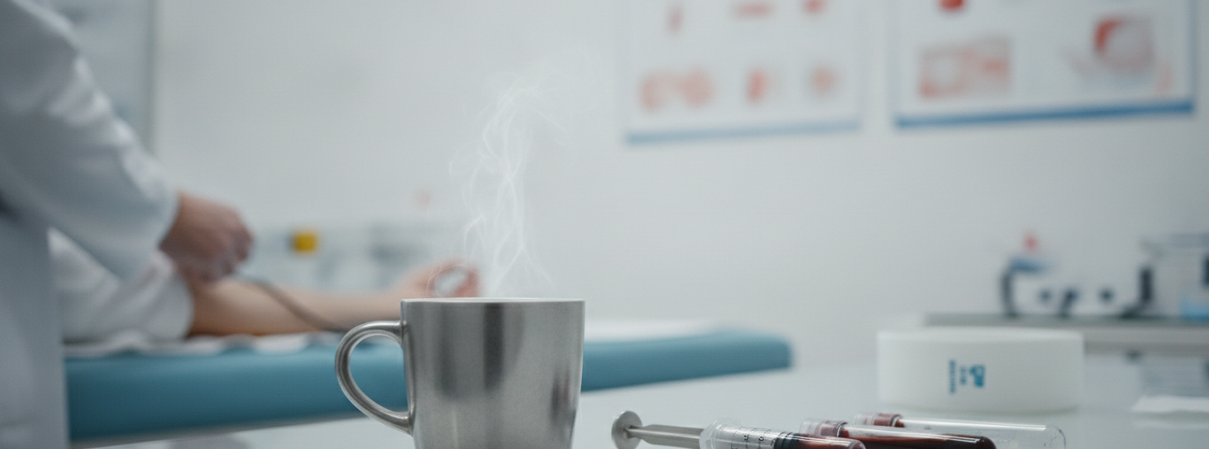 Warum kein Kaffee vor Blutabnahme