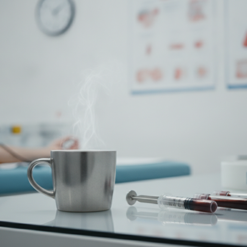 Warum kein Kaffee vor Blutabnahme