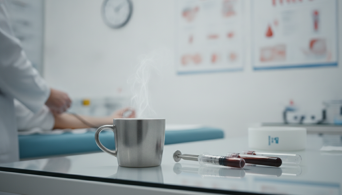 Warum kein Kaffee vor Blutabnahme