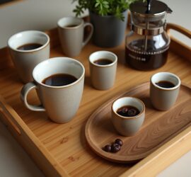serviertablett für kaffee-Titel