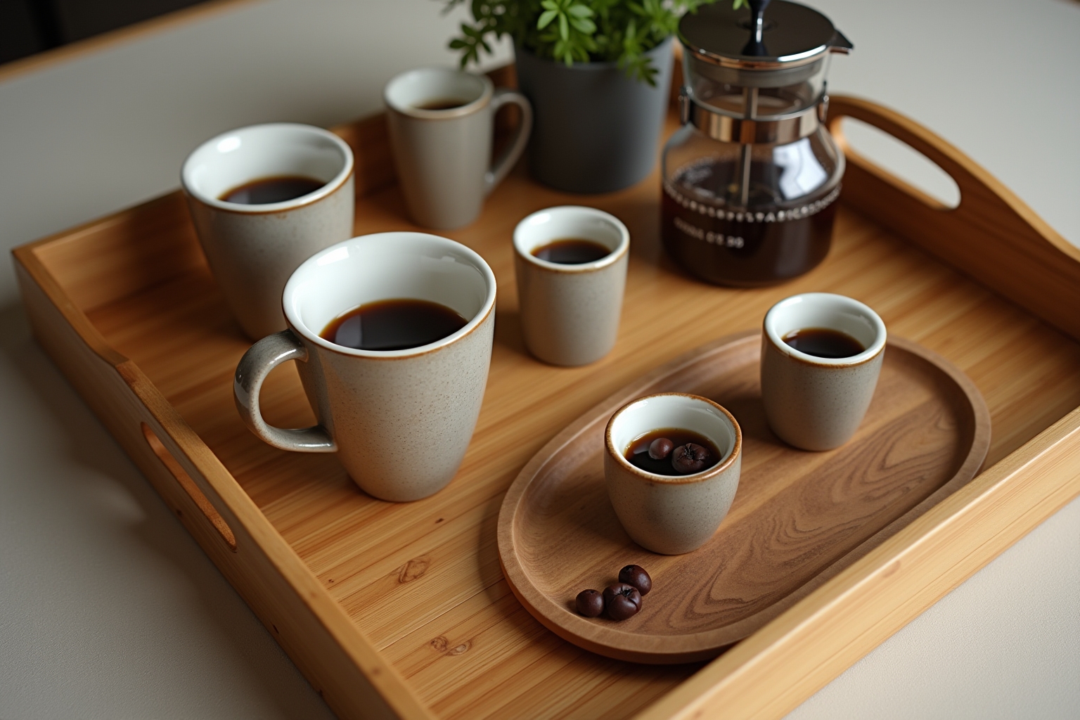 serviertablett für kaffee-Titel